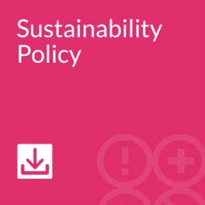 Product Tabs - Sustainability Policy