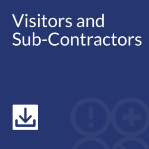 Product Tabs - Visitors and sub contractors