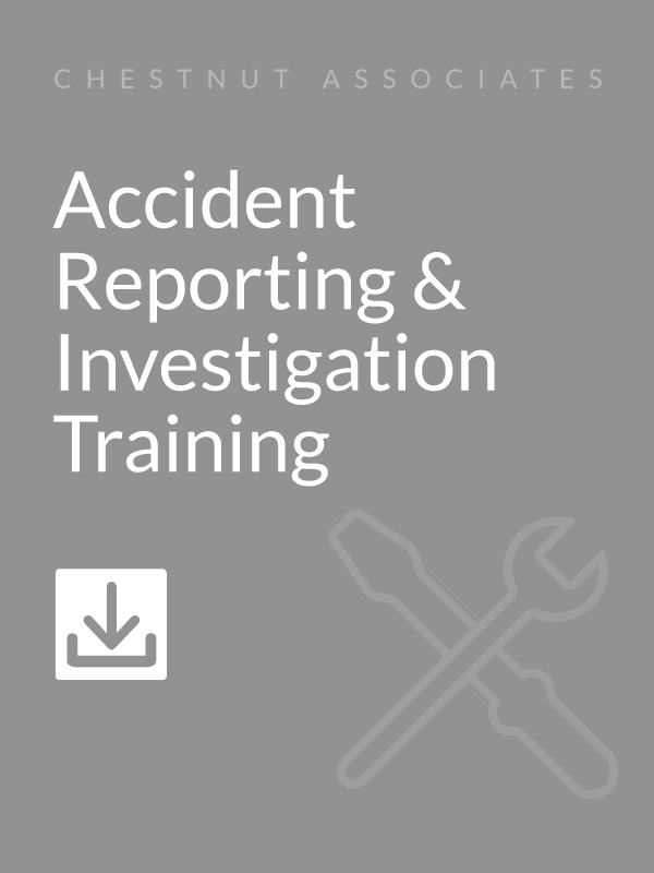 Accident Reporting and Investigation Training