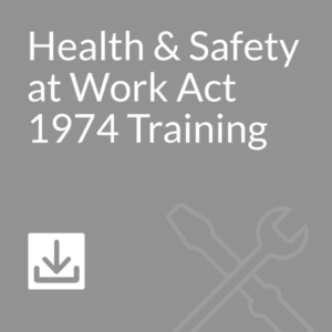 Health and Safety at Work Act 1974 Training
