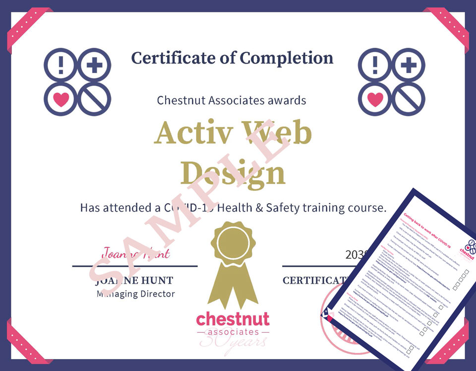 Covid Certificate Example